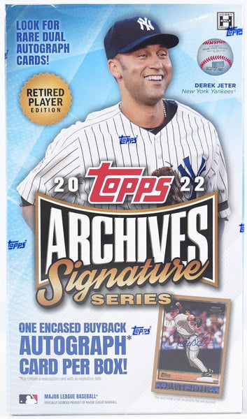 2022 Topps Archives Signature Series Retired Player Edition Hobby Box