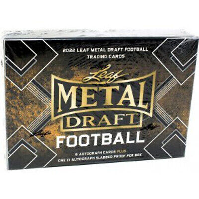 2022 Leaf Metal Football Jumbo Box