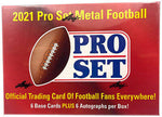 2021 Leaf Pro Set Metal Football Hobby Box