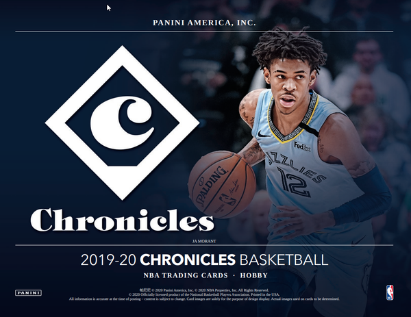 2019-20 Chronicles Basketball Hobby Box