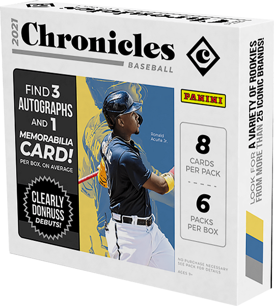 2021 Chronicles Baseball Hobby Box